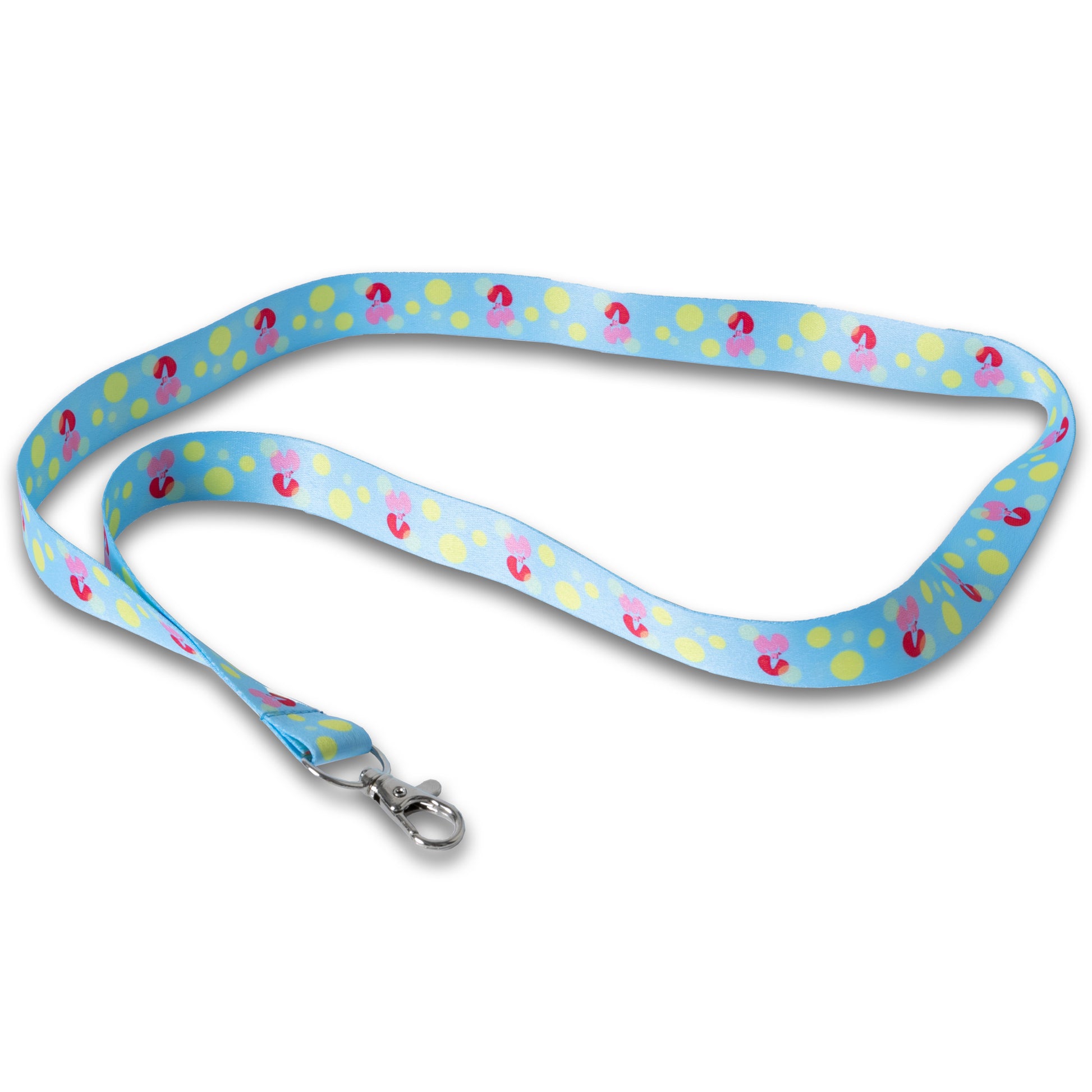 Photograph of Cute Mars N' Venus (MnV) Summer logo lanyard.